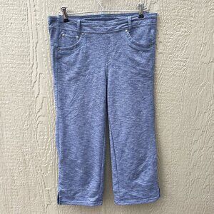 Kuhl Mova Kapri Women's Size 4 Stretch Capris Heather Blue Pants Nylon Blend‎